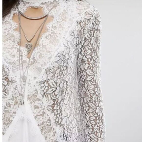 Free people lace long sleeve dress - Picture 13 of 16
